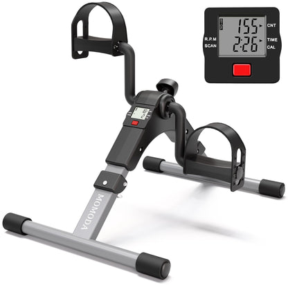 Sunny Health & Fitness Exercise Bikes, Magnetic Recumbent Bike + Advanced Mini Home Steppers, Total Body Workout Stair Machine with Resistance Bands