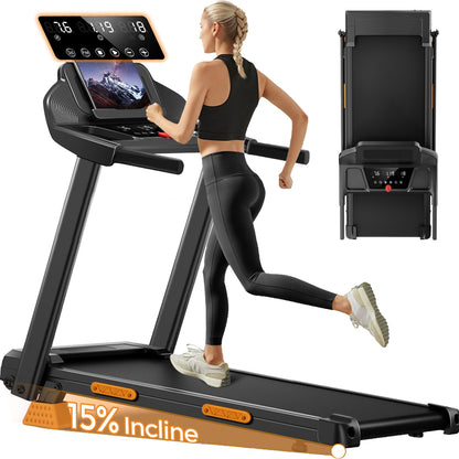 2026 Toputure Heimtrainer Fahrrad mit APP, 0-100% Magnetwiderstand Ergometer, 15KG Schwungrad, Bis 160KG, Hometrainer Indoor Bike mit LCD