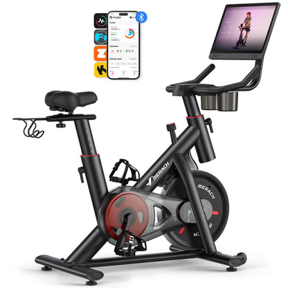 Avalo Heimtrainer Fahhrad - Magnetisches Widerstandssystem - Indoor Cycle - Spinning Bike - Hometrainer - Trainingscomputer und LCD-Display